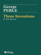 THREE INVENTIONS FOR SOLO BASSOON cover